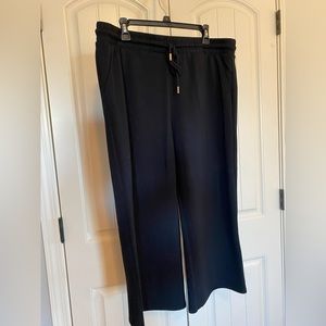 Scoop Scuba wide leg crop